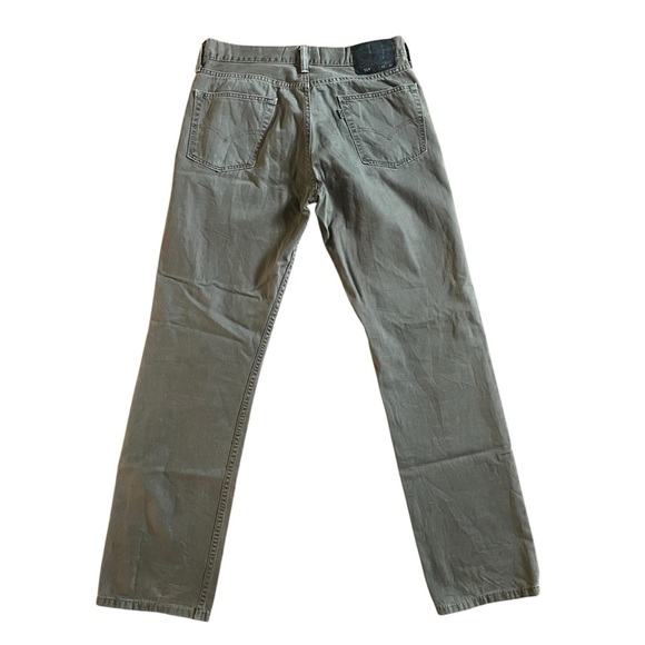 Levi’s 514 Straight Fit Pants Dusty Olive Green | Size 31x32 men’s casual denim - Picture 7 of 9